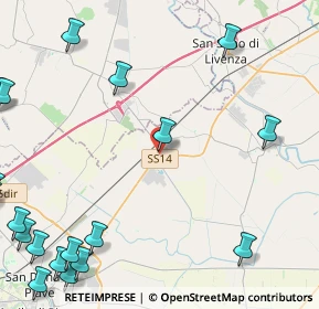 Mappa Via Alessandro Volta, 30022 Ceggia VE, Italia (6.96421)