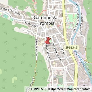 Mappa Via Convento, 50, 25063 Gardone Val Trompia, Brescia (Lombardia)