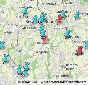 Mappa Via Camillo Benso Conte di Cavour, 20842 Besana In Brianza MB, Italia (2.659)