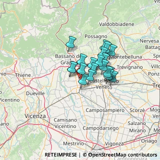 Mappa Str. del Confine, 36028 Rossano Veneto VI, Italia (8.677)