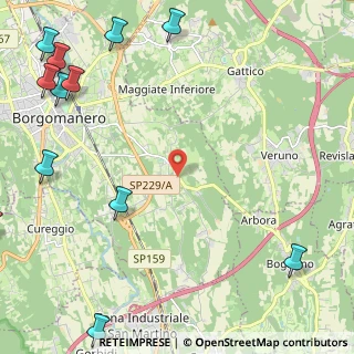 Mappa Via Bogogno, 28021 Borgomanero NO, Italia (3.61917)