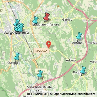 Mappa Via Bogogno, 28021 Borgomanero NO, Italia (2.92846)