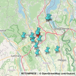 Mappa Via Bogogno, 28021 Borgomanero NO, Italia (5.71583)