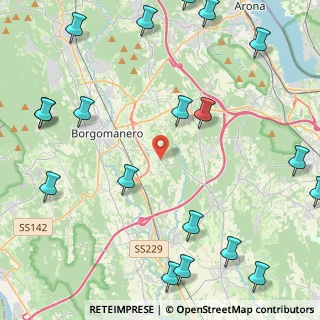 Mappa Via Bogogno, 28021 Borgomanero NO, Italia (6.371)