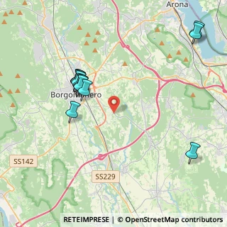Mappa Via Bogogno, 28021 Borgomanero NO, Italia (4.26083)
