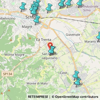 Mappa Via Pasubio, 36030 San Vito di Leguzzano VI, Italia (3.22222)