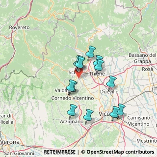 Mappa Via Pasubio, 36030 San Vito di Leguzzano VI, Italia (11.73615)