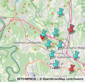 Mappa Via Sandro Pertini, 21010 Arsago Seprio VA, Italia (4.26636)