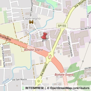 Mappa Via Arturo Toscanini, 6, 24040 Bonate Sopra, Bergamo (Lombardia)