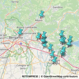 Mappa 24060 San Paolo d'Argon BG, Italia (8.543)