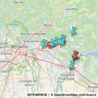 Mappa 24060 San Paolo d'Argon BG, Italia (6.01091)