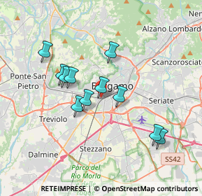 Mappa Via dei Caniana, 24127 Bergamo BG, Italia (3.09364)