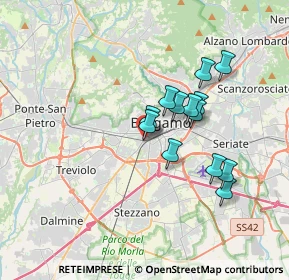 Mappa Via dei Caniana, 24127 Bergamo BG, Italia (2.82615)