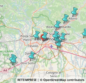 Mappa Via dei Caniana, 24127 Bergamo BG, Italia (8.02615)