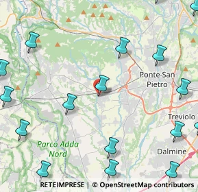 Mappa Piazza VII Martiri, 24030 Terno D'isola BG, Italia (6.7885)