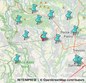 Mappa Piazza VII Martiri, 24030 Terno D'isola BG, Italia (4.6975)