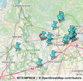 Mappa Piazza VII Martiri, 24030 Terno D'isola BG, Italia (8.6585)