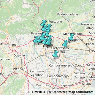 Mappa Via Agamben Federici, 36028 Rossano Veneto VI, Italia (7.49533)