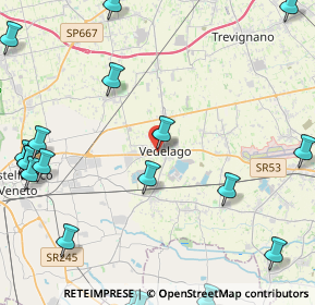 Mappa Largo Giovanni Paolo II, 31050 Vedelago TV, Italia (6.5095)