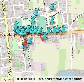 Mappa Via Guglielmo Marconi, 31050 Vedelago TV, Italia (0.19333)