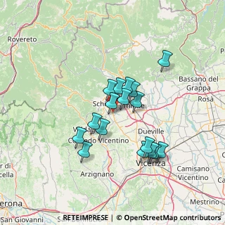 Mappa Via Dell'Artigianato, 36030 San Vito di Leguzzano VI, Italia (11.48529)