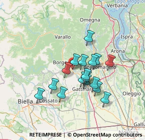 Mappa Via Alla Barca, 13037 Serravalle Sesia VC, Italia (10.8)