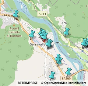 Mappa Via Alla Barca, 13037 Serravalle Sesia VC, Italia (0.9885)