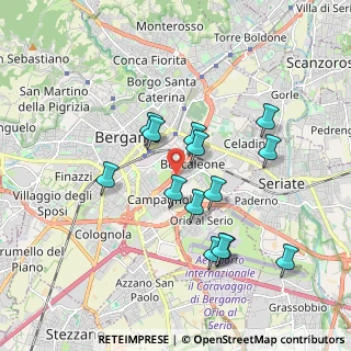 Mappa Circonvallazione Mugazzone, 24125 Bergamo BG, Italia (1.68)