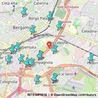 Mappa Circonvallazione Mugazzone, 24125 Bergamo BG, Italia (1.29824)