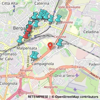 Mappa Circonvallazione Mugazzone, 24125 Bergamo BG, Italia (1.154)