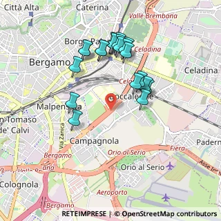 Mappa Circonvallazione Mugazzone, 24125 Bergamo BG, Italia (0.9005)
