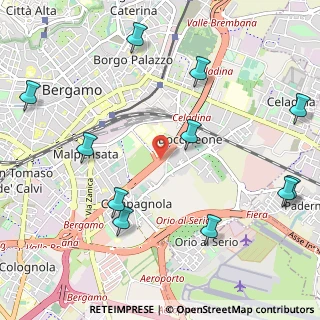 Mappa Circonvallazione Mugazzone, 24125 Bergamo BG, Italia (1.33909)