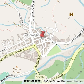 Mappa Via Don Francesco Campi,  7, 13864 Crevacuore, Biella (Piemonte)