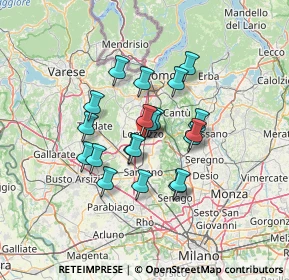 Mappa 28 Via Consorziale Traversa, 22074 Lomazzo CO, Italia (10.248)