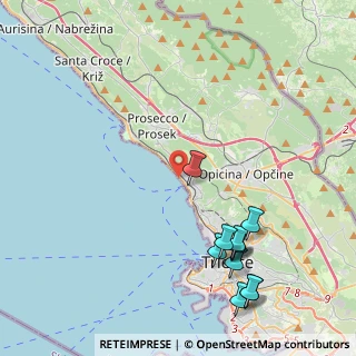 Mappa Lungomare Benedetto Croce, 34136 Trieste TS, Italia (5.03273)