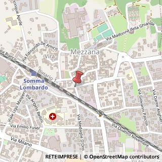 Mappa Via Vito Binaghi,  4, 21019 Somma Lombardo, Varese (Lombardia)
