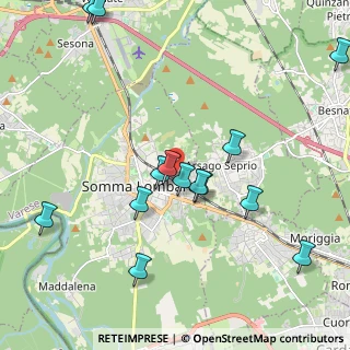 Mappa Via C. Battisti, 21019 Somma Lombardo VA, Italia (2.25643)
