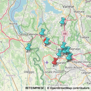 Mappa Via C. Battisti, 21019 Somma Lombardo VA, Italia (7.20727)