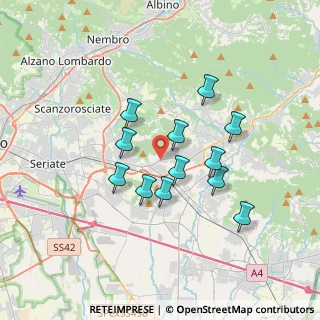 Mappa Via Cavallina, 24060 San Paolo d'Argon BG, Italia (2.89583)