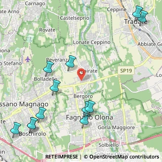 Mappa Via Wolfgang Amadeus Mozart, 21050 Cairate VA, Italia (2.89917)