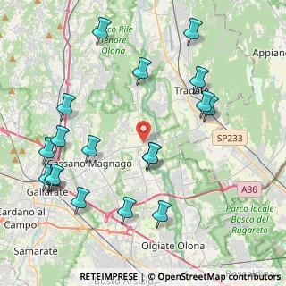 Mappa Via Wolfgang Amadeus Mozart, 21050 Cairate VA, Italia (4.83)