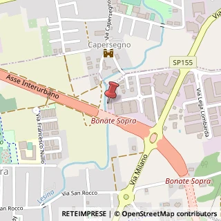 Mappa Via Arturo Toscanini, 6, 24030 Bonate Sopra, Bergamo (Lombardia)
