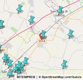 Mappa Via Piavon, 30022 Ceggia VE, Italia (6.92737)