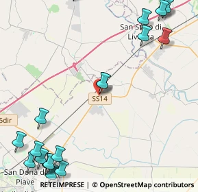 Mappa Via Piavon, 30022 Ceggia VE, Italia (6.425)