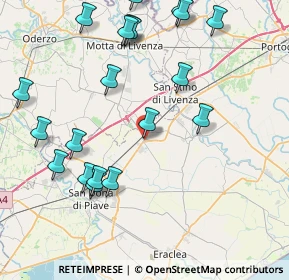 Mappa Via Piavon, 30022 Ceggia VE, Italia (9.541)