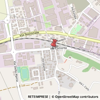 Mappa Via Comonte, 38, 24068 Seriate, Bergamo (Lombardia)