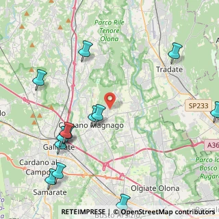 Mappa Via Carnelli, 21050 Cairate VA, Italia (5.44)