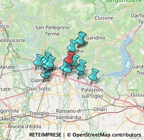 Mappa Via Cristoforo Colombo, 24061 Albano Sant'Alessandro BG, Italia (8.3545)