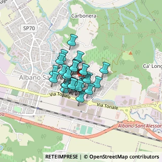 Mappa Via Cristoforo Colombo, 24061 Albano Sant'Alessandro BG, Italia (0.22069)