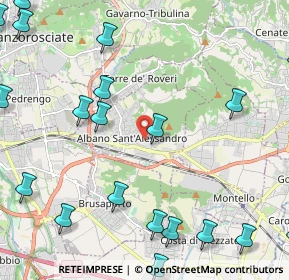 Mappa Via Cristoforo Colombo, 24061 Albano Sant'Alessandro BG, Italia (3.155)